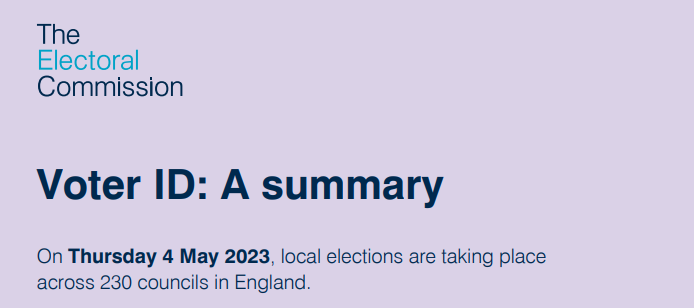 May 2023 Elections