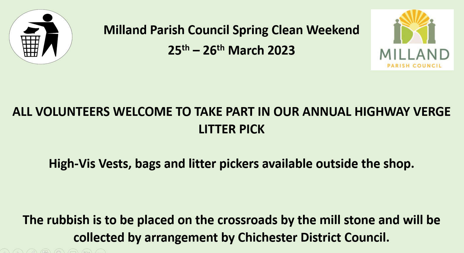 Milland Spring Clean