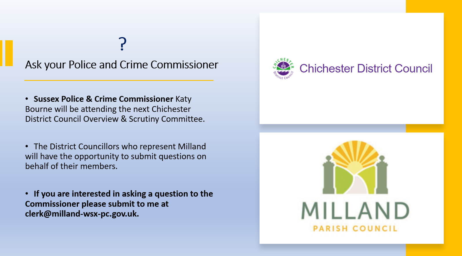 Ask Your Police Commissioner