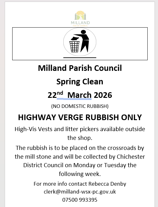 Milland Annual Spring Litter Pick 2026