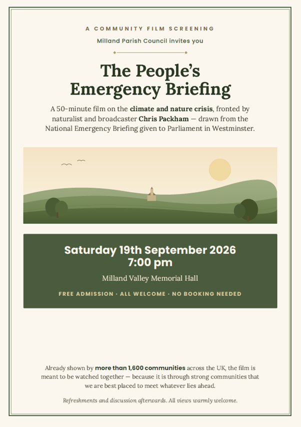 NATIONAL EMERGENCY BRIEFING SCREENING